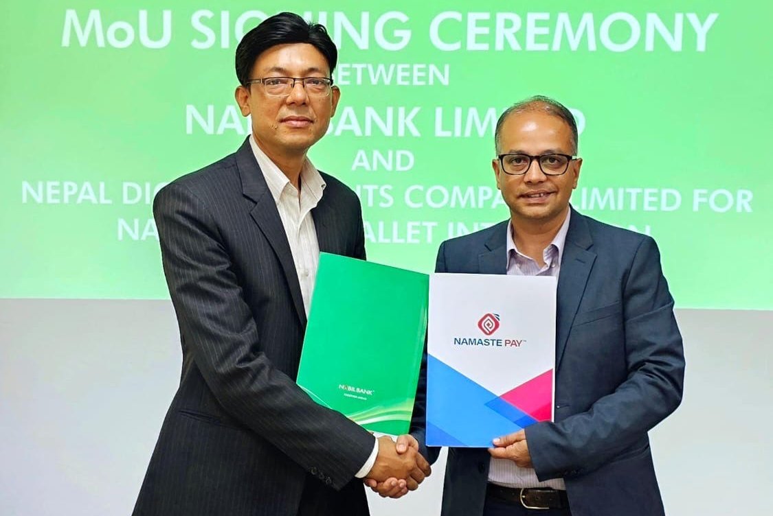 Read more about the article नबिल बैंक र नमस्ते पे वालेटबीच साझेदारी