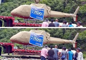 Read more about the article ताताेपानी नाका हुँदै पहिलोपटक कन्टेनरमा भित्रियाे हेलिकाेप्टर